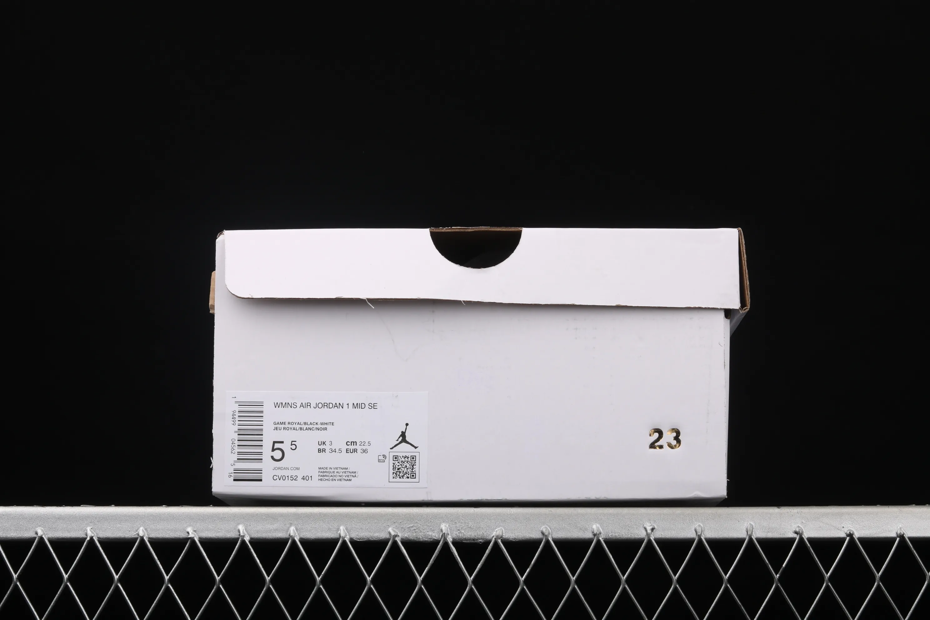 All categories Air Jordan Jordan series basketball shoes Air Jordan 1 Mid Air Jordan 1 Mid SE "Game Royal" AJ1 Joe 1 China White and Blue Deconstruction CV0152-401